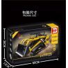 HAPPY BUILD SHINEYU XINYU YC-22007 22007 YC22007 non  TRÌNH TẢI TRƯỢT 1:12. tỷ lệ 1:12 bộ đồ chơi xếp lắp ráp ghép mô hình Build Team SHINE YU SKID STEER LOADER Đội Xây Dựng 1800 khối