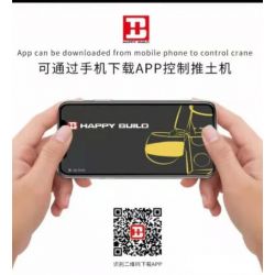 HAPPY BUILD SHINEYU XINYU YC-22007 22007 YC22007 non  TRÌNH TẢI TRƯỢT 1:12. tỷ lệ 1:12 bộ đồ chơi xếp lắp ráp ghép mô hình Build Team SHINE YU SKID STEER LOADER Đội Xây Dựng 1800 khối