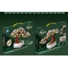 ZUANMA 100-1 non  CÂY TRỒNG TRONG CHẬU BITAOCHUN bộ đồ chơi xếp lắp ráp ghép mô hình Flowers Hoa 462 khối