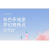 SEMBO 611072 non  CỬA HÀNG HOA LÂU ĐÀI TRONG MƠ CỦA BÉ LIU YA bộ đồ chơi xếp lắp ráp ghép mô hình Flowers 3060 khối