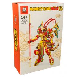 LOEY BLOCK 61001 82333 non  MÁY WUKONG bộ đồ chơi xếp lắp ráp ghép mô hình 1288 khối