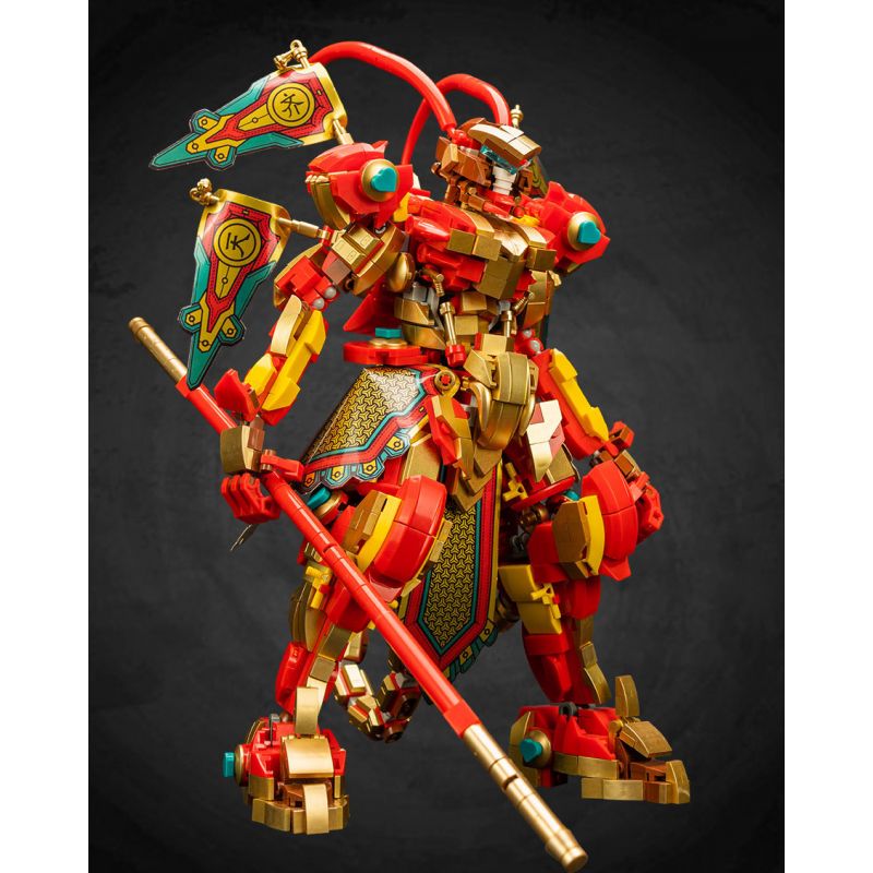 LOEY BLOCK 61001 82333 non  MÁY WUKONG bộ đồ chơi xếp lắp ráp ghép mô hình 1288 khối