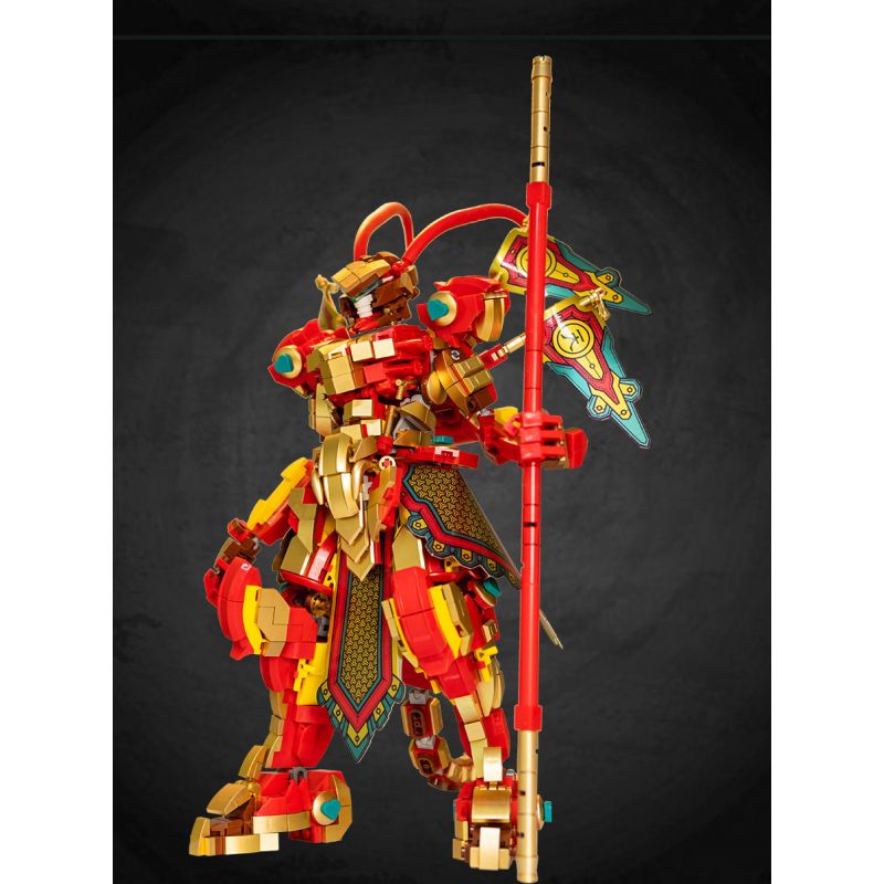 LOEY BLOCK 61001 82333 non  MÁY WUKONG bộ đồ chơi xếp lắp ráp ghép mô hình 1288 khối