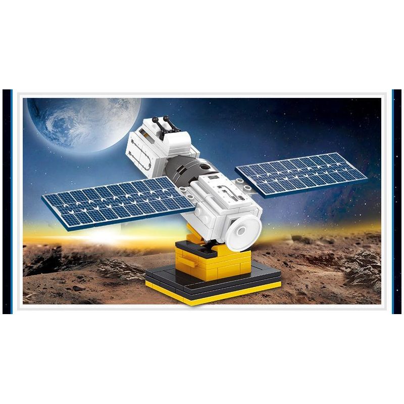 COGO 13068 non  TÀU THĂM DÒ MẶT TRĂNG bộ đồ chơi xếp lắp ráp ghép mô hình Space Thám Hiểm Không Gian 595 khối