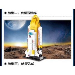 COGO 13068 non  TÀU THĂM DÒ MẶT TRĂNG bộ đồ chơi xếp lắp ráp ghép mô hình Space Thám Hiểm Không Gian 595 khối