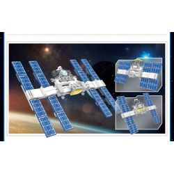 COGO 13065 non  TÀU VŨ TRỤ THẦN CHÂU TÁM TRONG MỘT bộ đồ chơi xếp lắp ráp ghép mô hình Space Thám Hiểm Không Gian