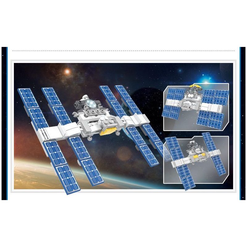 COGO 13065 non  TÀU VŨ TRỤ THẦN CHÂU TÁM TRONG MỘT bộ đồ chơi xếp lắp ráp ghép mô hình Space Thám Hiểm Không Gian