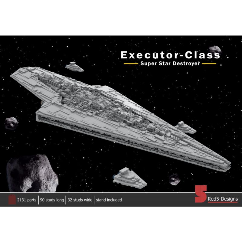 REBRICKABLE MOC-64662 64662 MOC64662 SUPER 18K K20004 20004 K109 non Lego BIỂU DIỄN bộ đồ chơi xếp lắp ráp ghép mô hình Star Wars EXECUTOR-CLASS SUPER STAR-DESTROYER Chiến Tranh Giữa Các Vì Sao 2131 khối