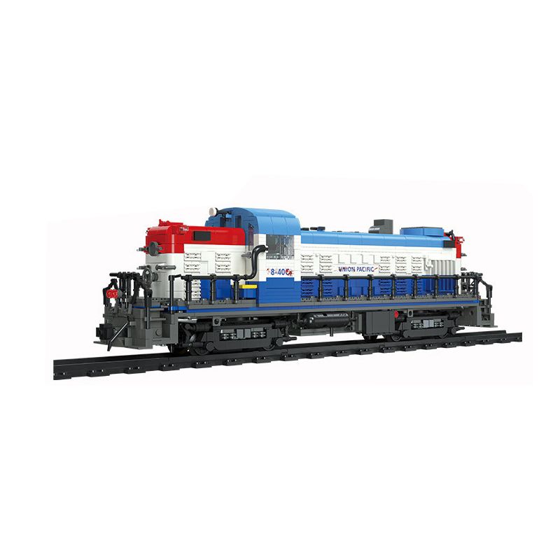 JIESTAR 59006 non Lego GE DASH 8-40C TÀU NÔ-CỔ bộ đồ chơi xếp lắp ráp ghép mô hình Creator Expert DOOMSDAY THE TRAIN Chuyên Gia Sáng Tạo 2399 khối