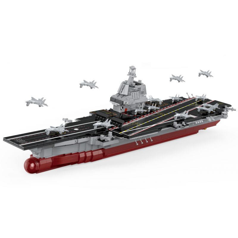 COGO 17928 non Lego XU HƯỚNG KHÉO LÉO QUỐC GIA TÀU SÂN BAY 003 CỦA TRUNG bộ đồ chơi xếp lắp ráp ghép mô hình Military Army Quân Sự Bộ Đội 1651 khối