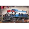 JIESTAR 59006 non  GE DASH 8-40C TÀU NÔ-CỔ bộ đồ chơi xếp lắp ráp ghép mô hình Creator Expert DOOMSDAY THE TRAIN Chuyên Gia Sáng Tạo 2399 khối