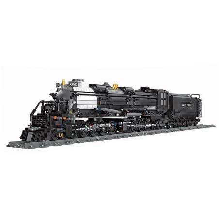 JIESTAR 59005 non  ĐẦU MÁY HƠI NƯỚC BIGBOY. bộ đồ chơi xếp lắp ráp ghép mô hình Creator Expert THE BIGBOY STEAM LOCOMOTIVE Chuyên Gia Sáng Tạo 1608 khối