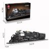 JIESTAR 59005 non  ĐẦU MÁY HƠI NƯỚC BIGBOY. bộ đồ chơi xếp lắp ráp ghép mô hình Creator Expert THE BIGBOY STEAM LOCOMOTIVE Chuyên Gia Sáng Tạo 1608 khối