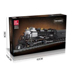 JIESTAR 59005 non  ĐẦU MÁY HƠI NƯỚC BIGBOY. bộ đồ chơi xếp lắp ráp ghép mô hình Creator Expert THE BIGBOY STEAM LOCOMOTIVE Chuyên Gia Sáng Tạo 1608 khối
