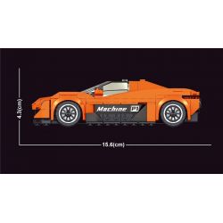 MouldKing 27004 Mould King 27004 non  MẪU XE YUXING MCLAREN P1 bộ đồ chơi xếp lắp ráp ghép mô hình  Kỹ Thuật Công Nghệ Cao Mô Hình Phương Tiện 306 khối