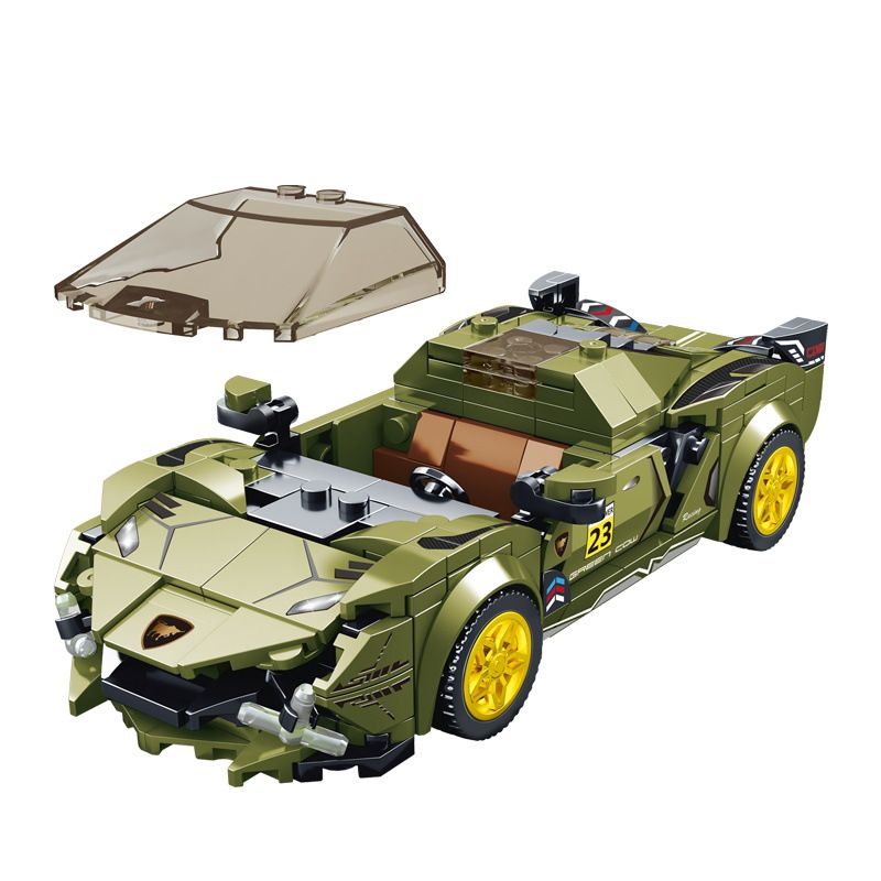 YIMU 77012 BRUCCO BLK-068 RC-168 MouldKing 27003 Mould King 27003 STEEL WILL PLAY Y103 non  SIÊU XE LAMBORGHINI bộ đồ chơi xếp lắp ráp ghép mô hình  LINBAOGINNI SIAN Kỹ Thuật Công Nghệ Cao Mô Hình Phương Tiện 333 khối