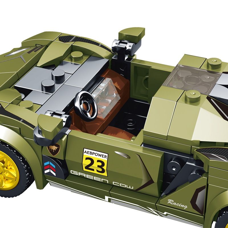 YIMU 77012 BRUCCO BLK-068 RC-168 MouldKing 27003 Mould King 27003 STEEL WILL PLAY Y103 non  SIÊU XE LAMBORGHINI bộ đồ chơi xếp lắp ráp ghép mô hình  LINBAOGINNI SIAN Kỹ Thuật Công Nghệ Cao Mô Hình Phương Tiện 333 khối