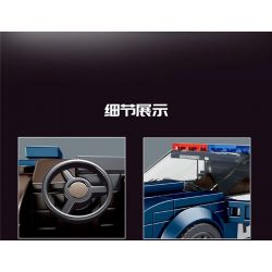 MouldKing 27002 Mould King 27002 non  XE CẢNH SÁT CHẶN ĐƯỜNG bộ đồ chơi xếp lắp ráp ghép mô hình  Kỹ Thuật Công Nghệ Cao Mô Hình Phương Tiện 356 khối