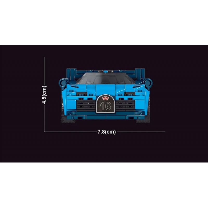 MouldKing 27001 Mould King 27001 non  BUGATTIVISION GT bộ đồ chơi xếp lắp ráp ghép mô hình  BUGATTI VISION GT Kỹ Thuật Công Nghệ Cao Mô Hình Phương Tiện 336 khối