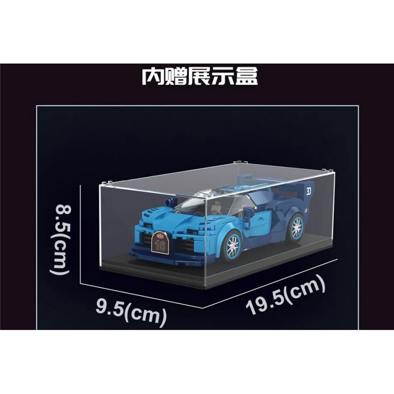 MouldKing 27001 Mould King 27001 non  BUGATTIVISION GT bộ đồ chơi xếp lắp ráp ghép mô hình  BUGATTI VISION GT Kỹ Thuật Công Nghệ Cao Mô Hình Phương Tiện 336 khối