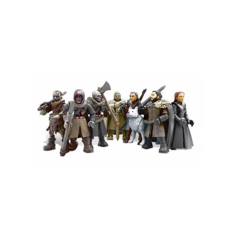 MEGA BLOKS GMN75 non  TRẬN WINTERFELL bộ đồ chơi xếp lắp ráp ghép mô hình Game Of Thrones GAME OF THRONES BATTLE WINTERFELL Trò Chơi Vương Quyền 1208 khối