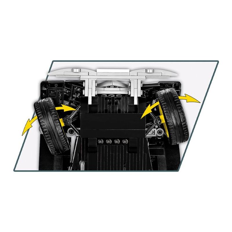 COBI 24336 non  CITROËN LỰC KÉO AVANT 11CV 1938 tỷ lệ 1:12 bộ đồ chơi xếp lắp ráp ghép mô hình Model Team CITROEN TRACTION AVANT 11CV 1938 Mô Hình Hiện Đại 2120 khối