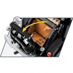 COBI 24336 non  CITROËN LỰC KÉO AVANT 11CV 1938 tỷ lệ 1:12 bộ đồ chơi xếp lắp ráp ghép mô hình Model Team CITROEN TRACTION AVANT 11CV 1938 Mô Hình Hiện Đại 2120 khối