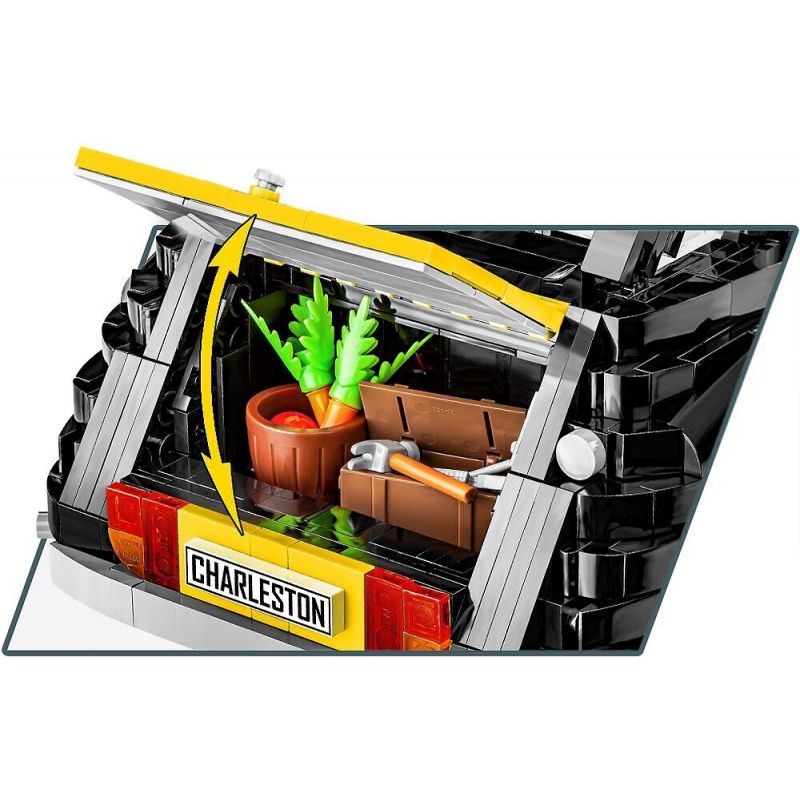 COBI 24341 24340 non  CITROËN 2CV CHARLESTON tỷ lệ 1:12 bộ đồ chơi xếp lắp ráp ghép mô hình Model Team CITROEN 2CV CHARLESTON Mô Hình Hiện Đại 1420 khối