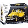 COBI 24341 24340 non  CITROËN 2CV CHARLESTON tỷ lệ 1:12 bộ đồ chơi xếp lắp ráp ghép mô hình Model Team CITROEN 2CV CHARLESTON Mô Hình Hiện Đại 1420 khối