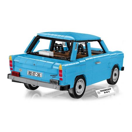 COBI 24330 24331 non  TRABANT 601 S DELUXE tỷ lệ 1:12 bộ đồ chơi xếp lắp ráp ghép mô hình Model Team Mô Hình Hiện Đại 1420 khối