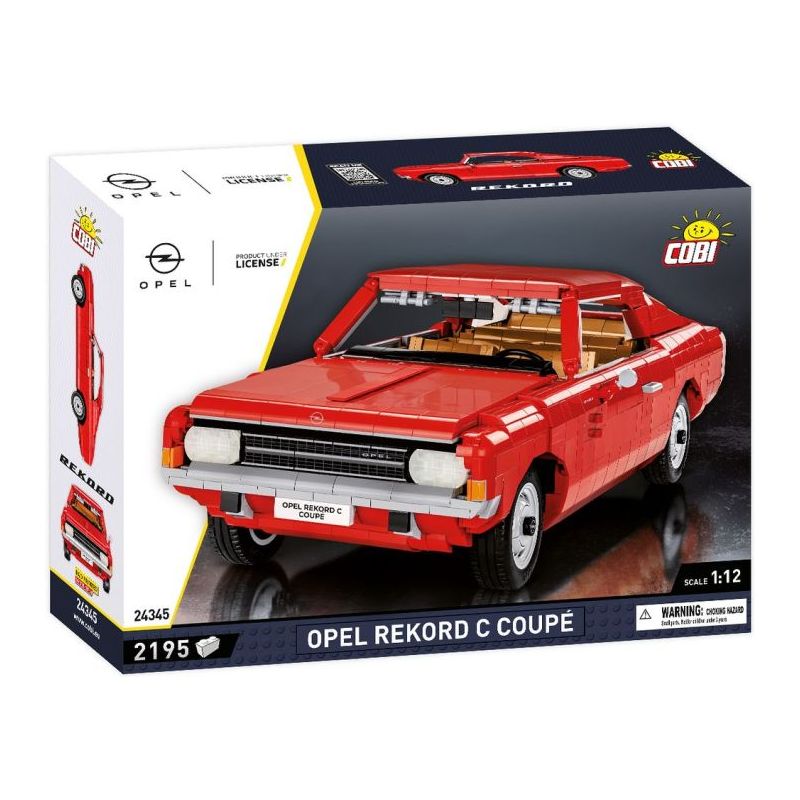 COBI 24344 24345 non  OPEL REKORD C COUPE tỷ lệ 1:12 bộ đồ chơi xếp lắp ráp ghép mô hình Model Team Mô Hình Hiện Đại 2195 khối
