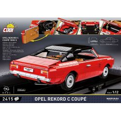 COBI 24344 24345 non  OPEL REKORD C COUPE tỷ lệ 1:12 bộ đồ chơi xếp lắp ráp ghép mô hình Model Team Mô Hình Hiện Đại 2195 khối