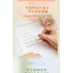 WEKKI 517202 non  HUAYU CHO BẠN ÁNH NẮNG bộ đồ chơi xếp lắp ráp ghép mô hình Flowers FLOWERS FOR YOU Hoa