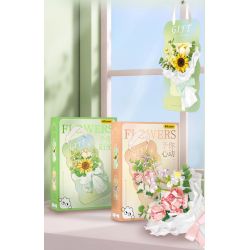 WEKKI 517202 non  HUAYU CHO BẠN ÁNH NẮNG bộ đồ chơi xếp lắp ráp ghép mô hình Flowers FLOWERS FOR YOU Hoa