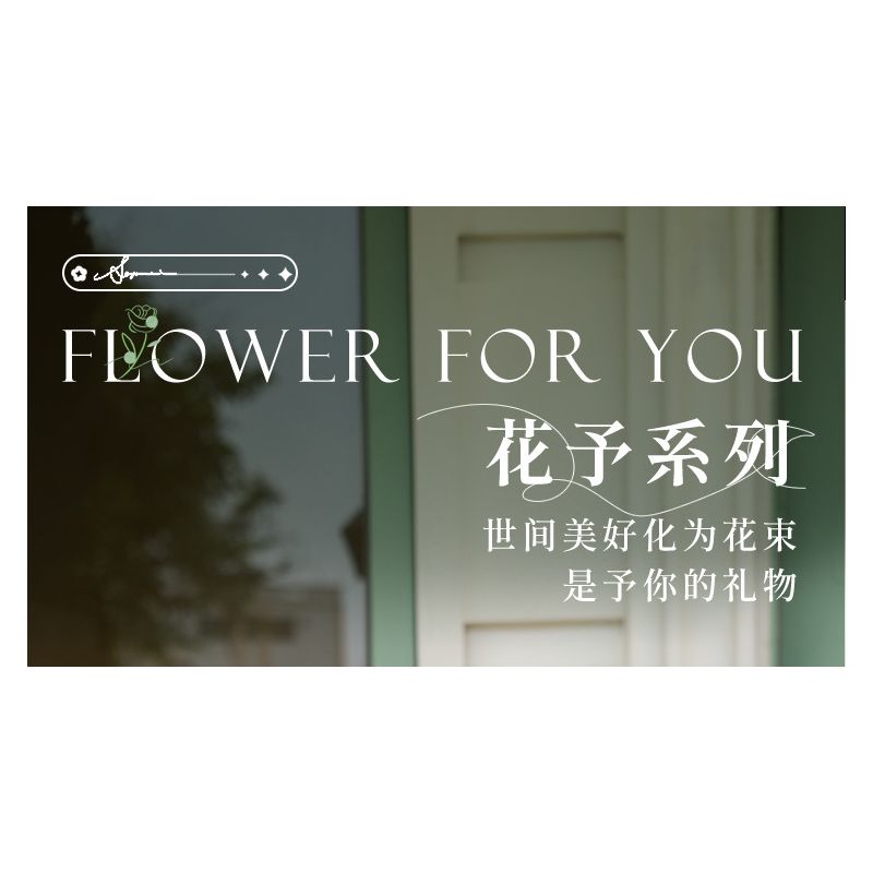 WEKKI 517202 non  HUAYU CHO BẠN ÁNH NẮNG bộ đồ chơi xếp lắp ráp ghép mô hình Flowers FLOWERS FOR YOU Hoa