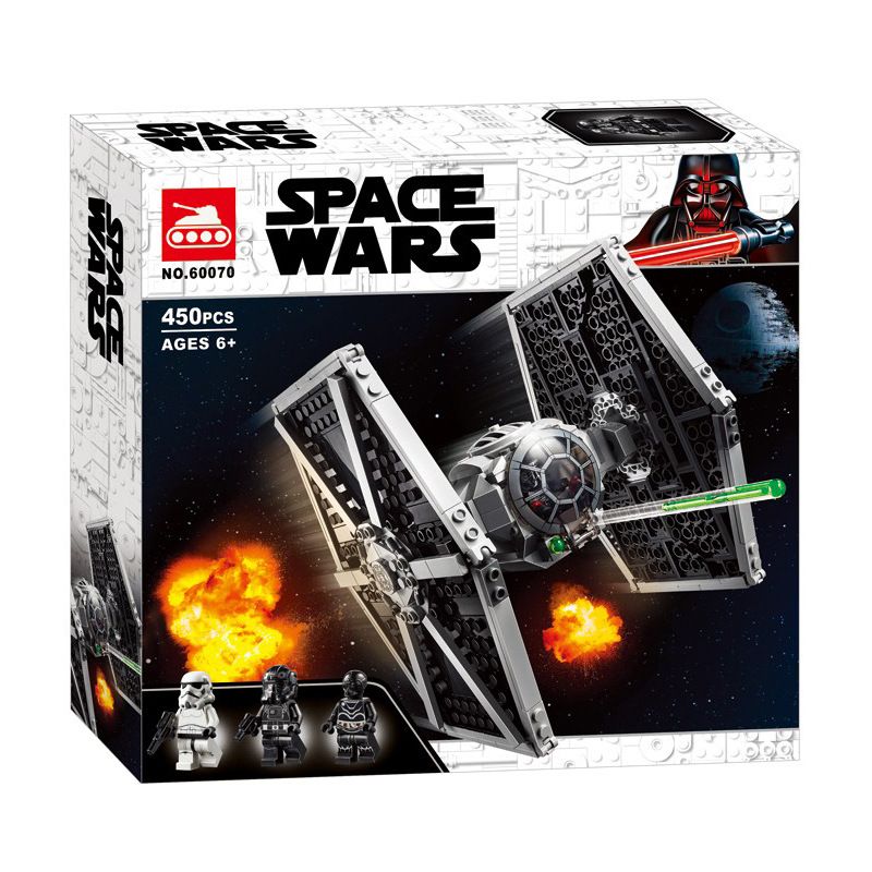 NOT Lego IMPERIAL TIE FIGHTER 75300 11601 TANK 60070 xếp lắp ráp ghép mô hình MÁY BAY CHIẾN ĐẤU HOÀNG GIA TIE Star Wars Chiến Tranh Giữa Các Vì Sao 432 khối