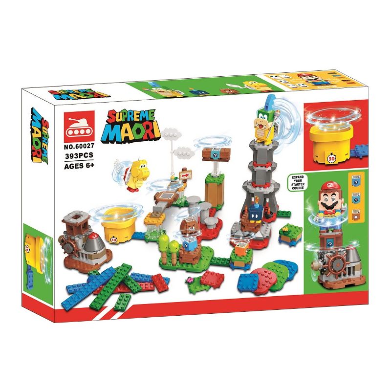 NOT Lego MASTER YOUR ADVENTURE 71380 LARI BELA 60027 xếp lắp ráp ghép mô hình SUPER MARIO BỘ CÔNG CỤ TẠO CUỘC PHIÊU LƯU ĐỘC QUYỀN TÙY CHỈNH LÀM CHỦ CỦA BẠN Thợ Sửa Ống Nước 366 khối