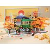 VIGGI 506000 non  XE LỬA KAMAKURA bộ đồ chơi xếp lắp ráp ghép mô hình Seasonal Mùa Lễ Hội 1921 khối