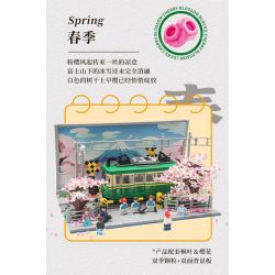 VIGGI 506000 non  XE LỬA KAMAKURA bộ đồ chơi xếp lắp ráp ghép mô hình Seasonal Mùa Lễ Hội 1921 khối