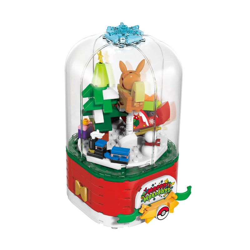 KEEPPLEY K20211 20211 non  HỘP NHẠC POKÉMON bộ đồ chơi xếp lắp ráp ghép mô hình POKEMON