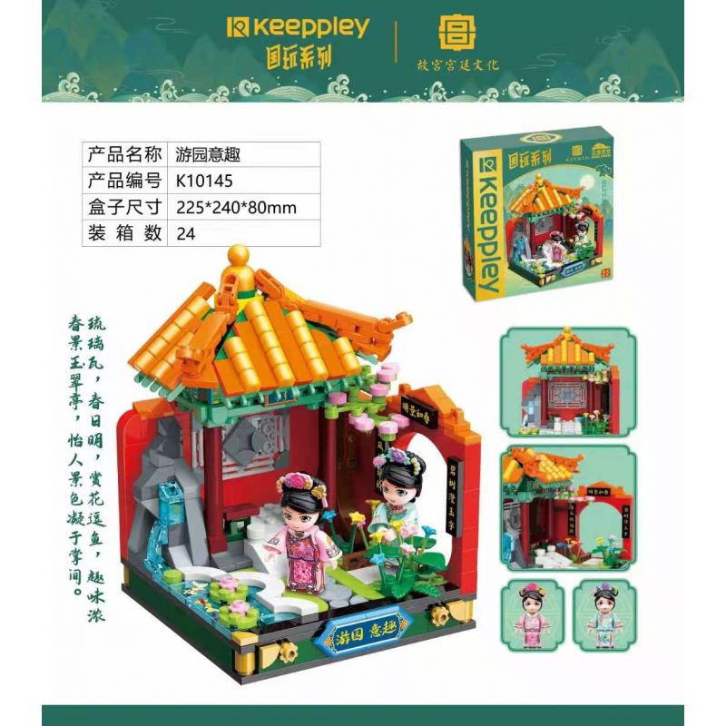 KEEPPLEY K10145 10145 non Lego CHƠI NHÀ NƯỚC DU LỊCH bộ đồ chơi xếp lắp ráp ghép mô hình Brickheadz Nhân Vật Đầu To