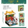 KEEPPLEY K10144 10144 non  MÁI VÒM MỨC LƯƠNG HUANGCHENG bộ đồ chơi xếp lắp ráp ghép mô hình Brickheadz Nhân Vật Đầu To