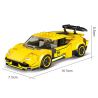 ACHKO 50011 IBLOCK PL-921-298 921-298 PL921-298 REBRICKABLE MOC non  LAMBORGHINI HURACAN EVO. bộ đồ chơi xếp lắp ráp ghép mô hình  LAMBORGHINI HURACAN EVO 8STUD WIDE SPEED CHAMPIONS SIZE Kỹ Thuật Công Nghệ Cao Mô Hình Phương Tiện 382 khối