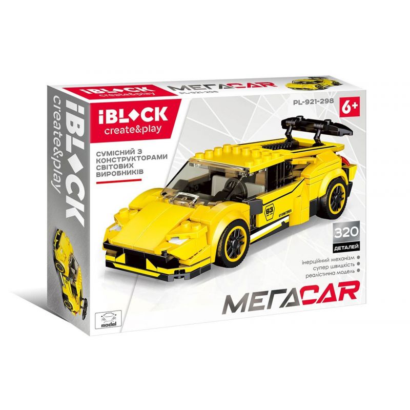 ACHKO 50011 IBLOCK PL-921-298 921-298 PL921-298 REBRICKABLE MOC non  LAMBORGHINI HURACAN EVO. bộ đồ chơi xếp lắp ráp ghép mô hình  LAMBORGHINI HURACAN EVO 8STUD WIDE SPEED CHAMPIONS SIZE Kỹ Thuật Công Nghệ Cao Mô Hình Phương Tiện 382 khối