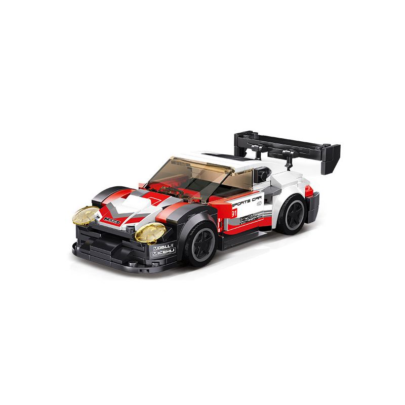 ACHKO 50023 non Lego PORSCHE 911 RSR. bộ đồ chơi xếp lắp ráp ghép mô hình Racers Đua Tốc Độ