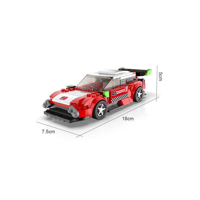 ACHKO 50004 non Lego FERRARI. bộ đồ chơi xếp lắp ráp ghép mô hình Racers Đua Tốc Độ