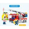 FORANGE FC3103 3103 non  XE CHỮA CHÁY DẠNG THANG bộ đồ chơi xếp lắp ráp ghép mô hình Fire Rescure FIRE FIGHTERS Cứu Hỏa 276 khối