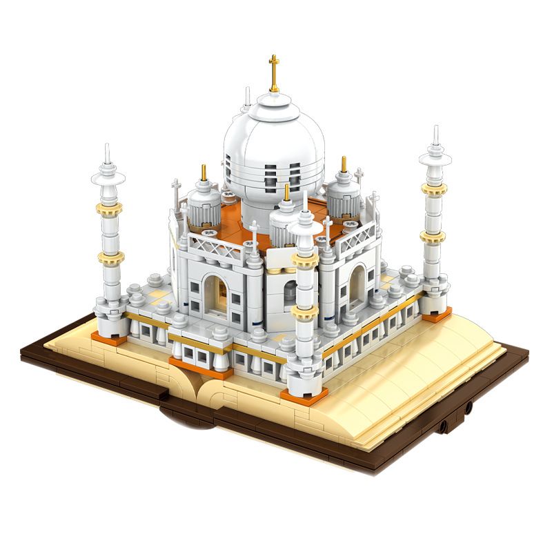 BEAUTY AND 13012 non Lego CUỐN SÁCH TAJ MAHAL bộ đồ chơi xếp lắp ráp ghép mô hình Buildings MAGIC BOOK 768 khối