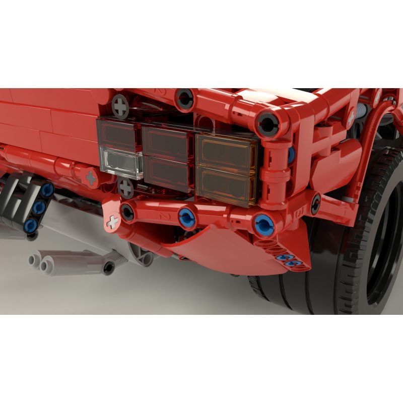 REBRICKABLE MOC-16967 16967 MOC16967 non  LAMBORGINI COUNTACH LP400 1974 bộ đồ chơi xếp lắp ráp ghép mô hình  LAMBORGHINI COUNTACH LP400 1974 Kỹ Thuật Công Nghệ Cao Mô Hình Phương Tiện 3167 khối