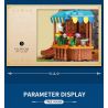 REOBRIX 66008 non  NHÀ TRÊN CÂY bộ đồ chơi xếp lắp ráp ghép mô hình Medieval Castle TREE HOUSE Chiến Tranh Trung Cổ 2566 khối